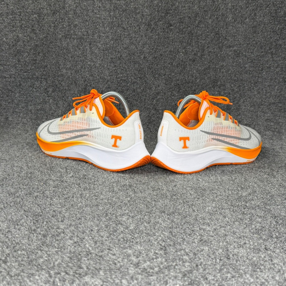 Nike‎ Air Zoom Pegasus 37 Tennessee Running Shoes Men's 7 White Orange Athletic - Picture 6 of 13